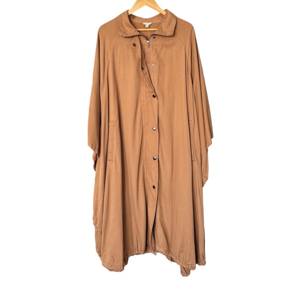 Anthropologie Pilcro Oversized Utility Poncho Cape Jacket OS - Picture 4 of 10